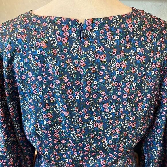 Boden Iris Midi Dress Galaxy Blue, Pretty Floral, 10L! - Picture 7 of 12
